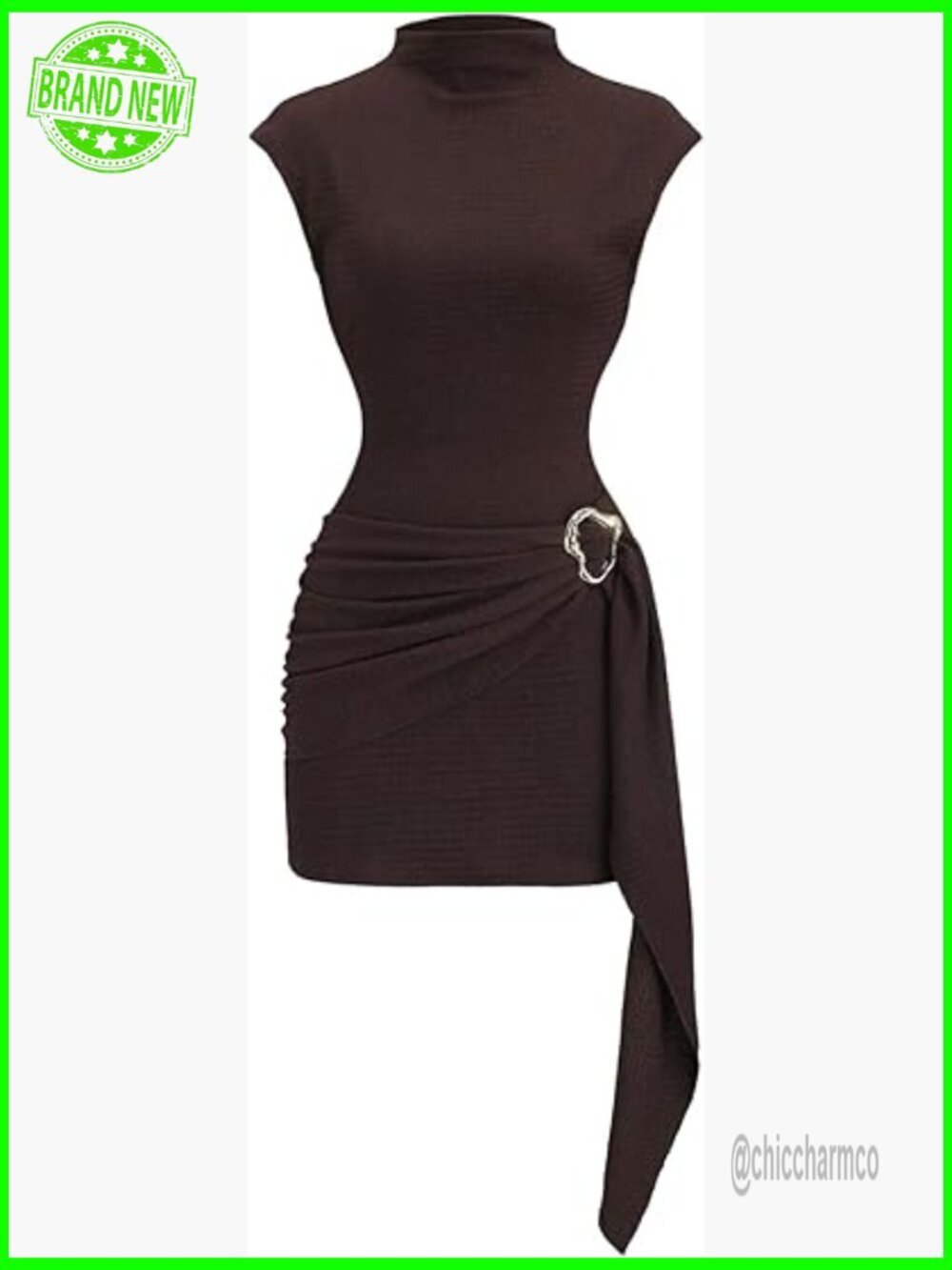 Ruched Wrap Bodycon Mini Dress Cap Sleeve Cocktail Party Outfit